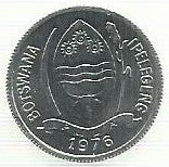 Botswana - 1 Thebe 1976 (Km# 3)