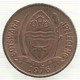 Botswana - 5 Thebe 1976 (Km# 4)