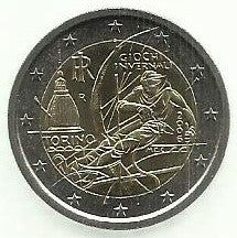 Italia - 2 Euro 2006 (Km# 246) Olimpiadas de Torino