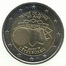 Luxemburgo  - 2 Euro 2007 (Km# 94) Tratado Roma