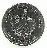 Cuba - 5 Centavos 1999 (Km# 575.2)