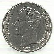 Venezuela - 1 Bolivar 1967 (Km# 42)