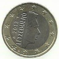 Luxemburgo - 1 Euro 2013 (Km# 92)