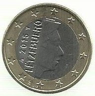 Luxemburgo - 1 Euro 2015 (Km# 92)