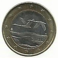 Finlandia - 1 Euro 2010 (Km# 129)