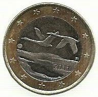 Finlandia - 1 Euro 2011 (Km# 129)