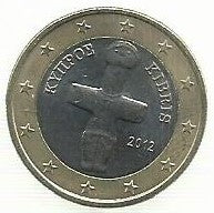 Chipre - 1 Euro 2012 (Km# 84)