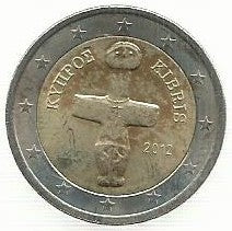 Chipre - 2 Euro 2012 (Km# 85)