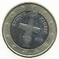 Chipre - 1 Euro 2015 (Km# 84)