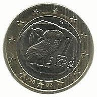 Grecia - 1 Euro 2002 (Km# 187)