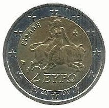 Grecia - 2 Euro 2009 (Km# 215)