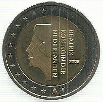 Holanda - 2 Euro 2005 (Km# 241)