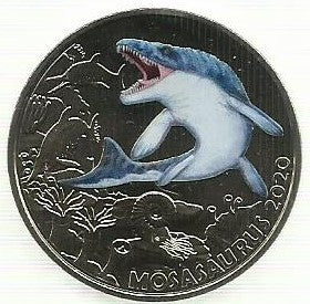 Austria - 3 Euro 2020 (Km# ..) Mosasaurus