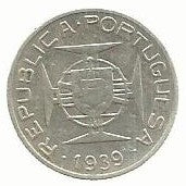 S.T. Principe - 2$50 1939 (Km# 5)