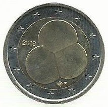 Finlandia - 2 Euro 2019 (Km# ..) Lei Constituiçao Finlandia