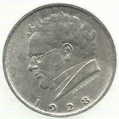 Austria - 2 Schillings 1929 (Km# 2843) Franz Schubert