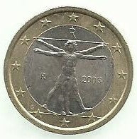 Italia - 1 Euro 2003 (Km# 216)