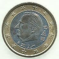 Belgica - 1 Euro 2012 (Km# 301)