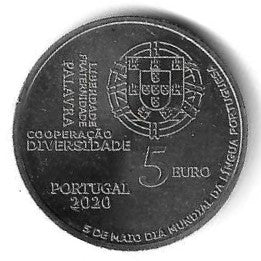 Portugal - 5 Euro 2020 (Km# ..) 5 Maio dia Mundial Lingua Portuguesa