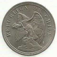 Chile - 1 Peso 1933 (Km# 176.1)