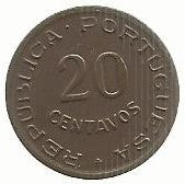 Moçambique - 20 Centavos 1949 (Km# 75)