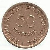 Moçambique - 50 Centavos 1957 (Km# 81)