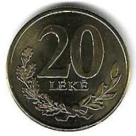 Albania - 20 Leke 2016 (Km# 78a)