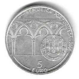 Portugal - 5 Euro 2005 (Km# 762) Pedro Hispano