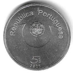 Portugal - 5 Euro 2007 (Km# 781) Igualdade Oportunidades