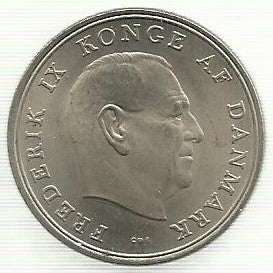 Dinamarca - 5 Kroner 1969 (Km# 853.1)