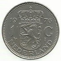 Holanda - 1 Gulden 1976 (Km# 184a)