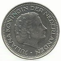 Holanda - 1 Gulden 1971 (Km# 184a)