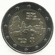 Malta - 2 Euro 2020 (Km# ..) Scorba