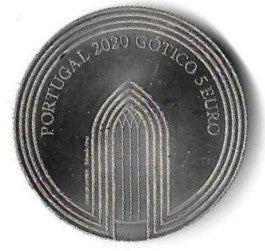 Portugal - 5 Euro 2020 (Km# ..)  Gotico