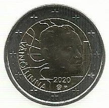 Finlandia - 2 Euro 2020 (Km# ..) Vaino Lina