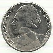 USA - 5 Cents 1976 (Km# A192)