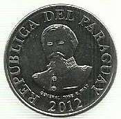 Paraguai - 100 Guaranies 2012 (Km# 177b)