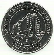 Paraguai - 500 Guaranies 2012 (Km# 195a)