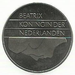 Holanda - 2 1/2 Gulden 1990 (Km# 206)