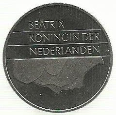 Holanda -  2 1/2 Gulden 1988 (Km# 206)