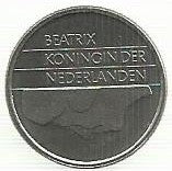 Holanda - 25 Cents 1988 (Km# 204)