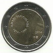 Finlandia - 2 Euro 2014 (Km# 212) Ilmari Tapiovaara