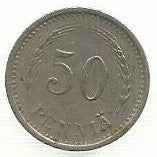 Finlandia - 50 Pennia 1937 (S) (Km# 26)