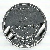 Costa Rica - 10 Colones 2012 (Km# 228b)