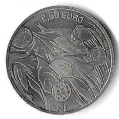 Portugal - 2,50 Euro 2020 (Km#...) Uefa Euro2020