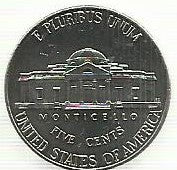 USA - 5 Cents 2015 (Km# 381)