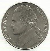 USA - 5 Cents 2004 (Km# 360) Louisiana