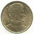 Chile - 1 Peso 1991 (Km# 216.1)