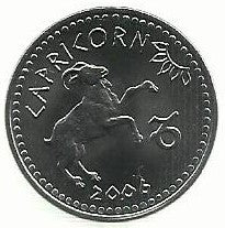 Somalilândia - 10 Shillings 2006 (Km# 18)     Capricornio