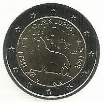 Estonia - 2 Euro 2021 (Km# ..) Lobo